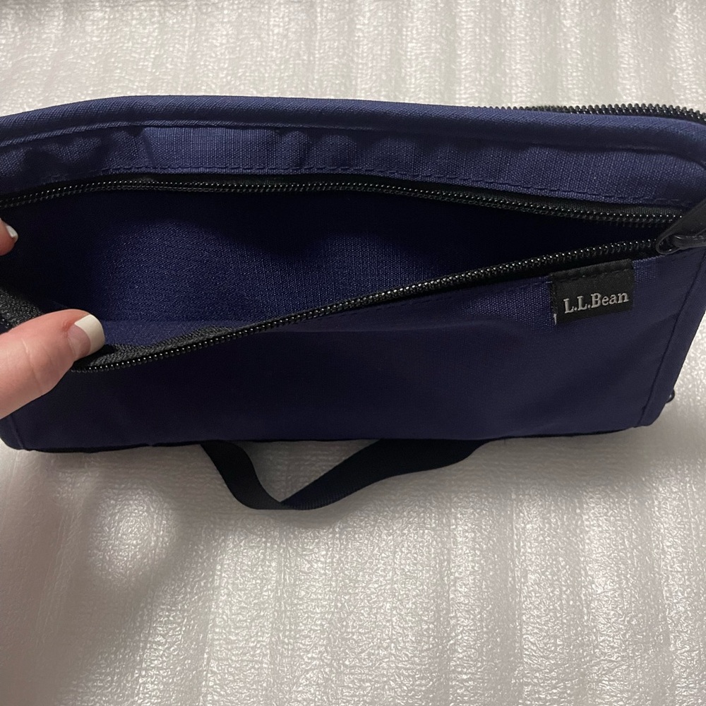 LL Bean Navy Blue Long Wallet / Travel Organizer – Multi-Use Holder (LLB#0VQ40) - Picture 13 of 17